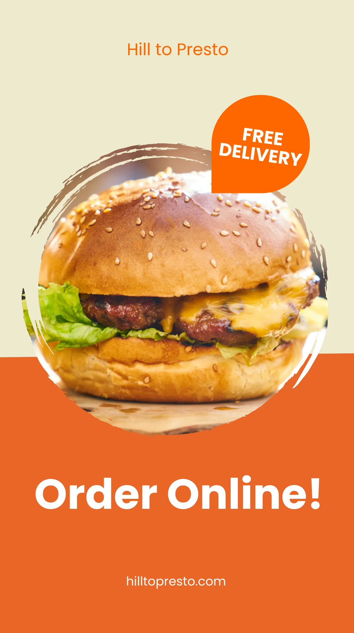 Free Food Business Marketing Instagram Story Template to Edit Online