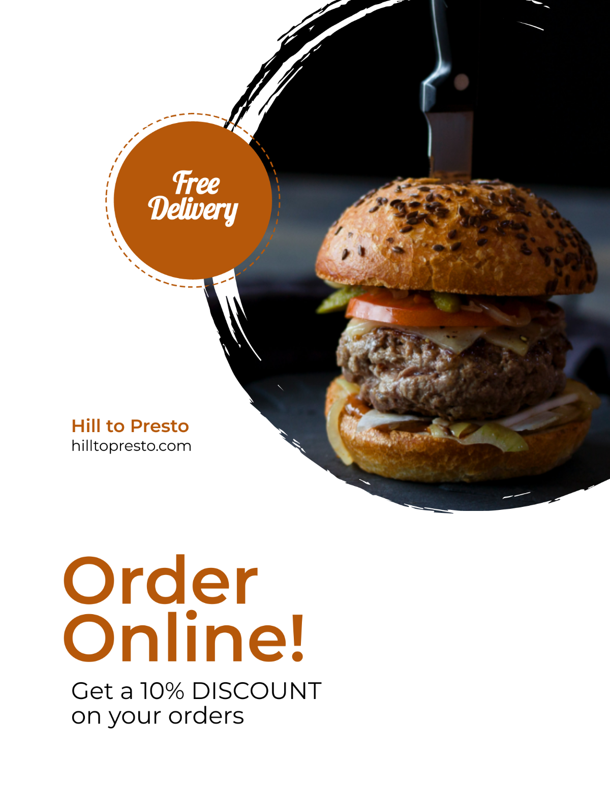 Food Business Marketing Flyer Template