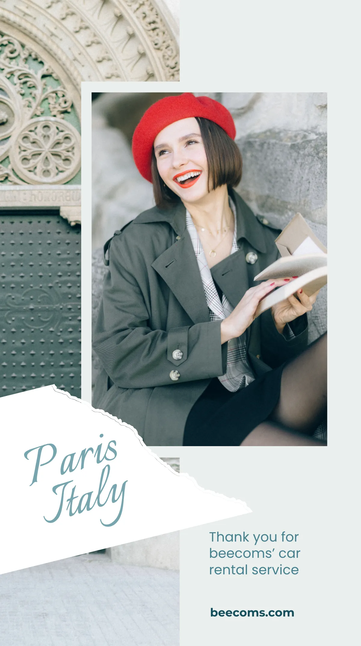 Free Travel Influencer Instagram Story Template to Edit Online