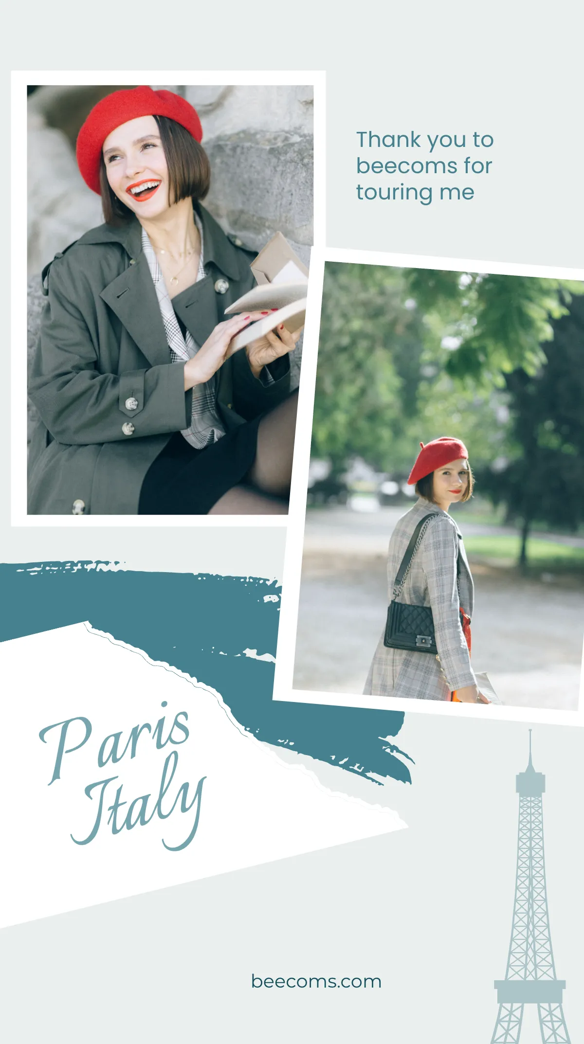 Free Travel Influencer Instagram Story Template to Edit Online