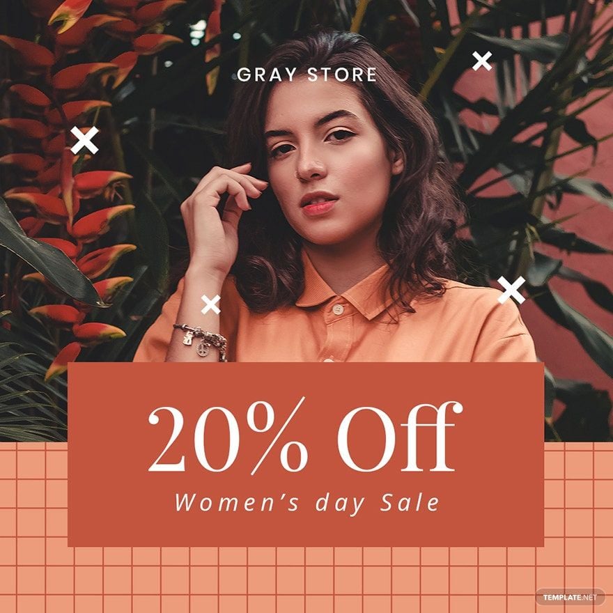 Creative Holiday Sale Instagram Post Template