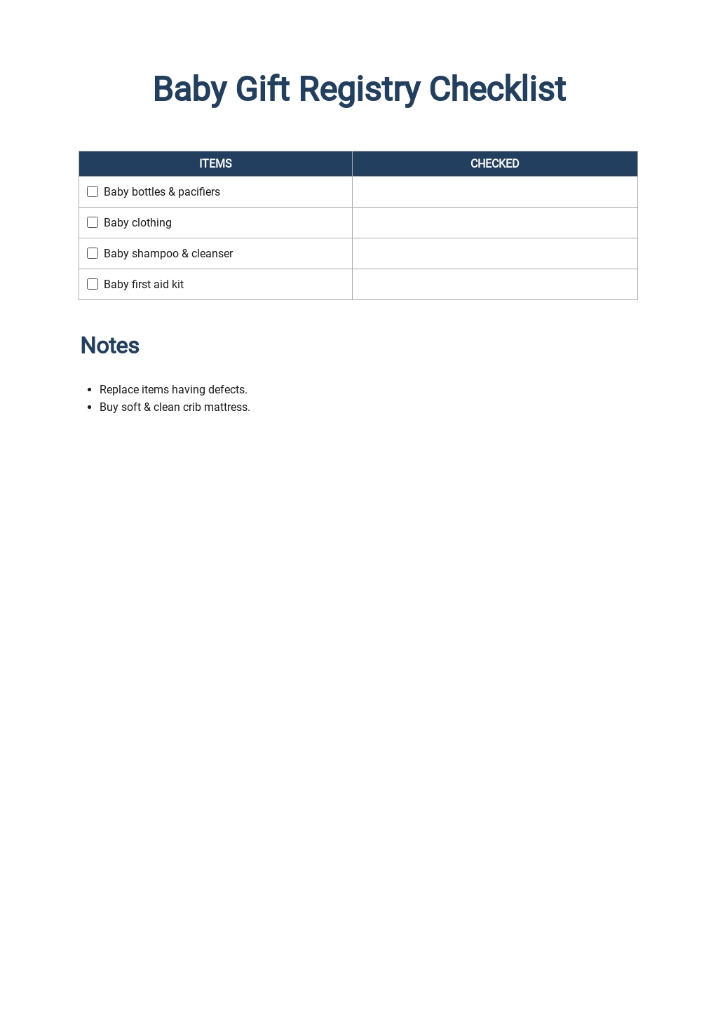 10+ FREE Registry Checklist Templates [Edit & Download] | Template.net