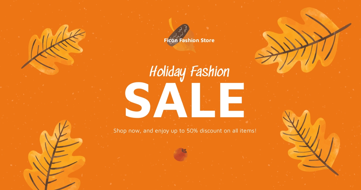 Free Holiday Special Sale Facebook Post Template.jpe