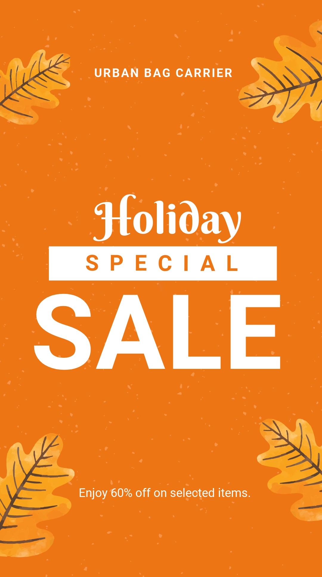 Free Holiday Special Sale Whatsapp Image Template.jpe