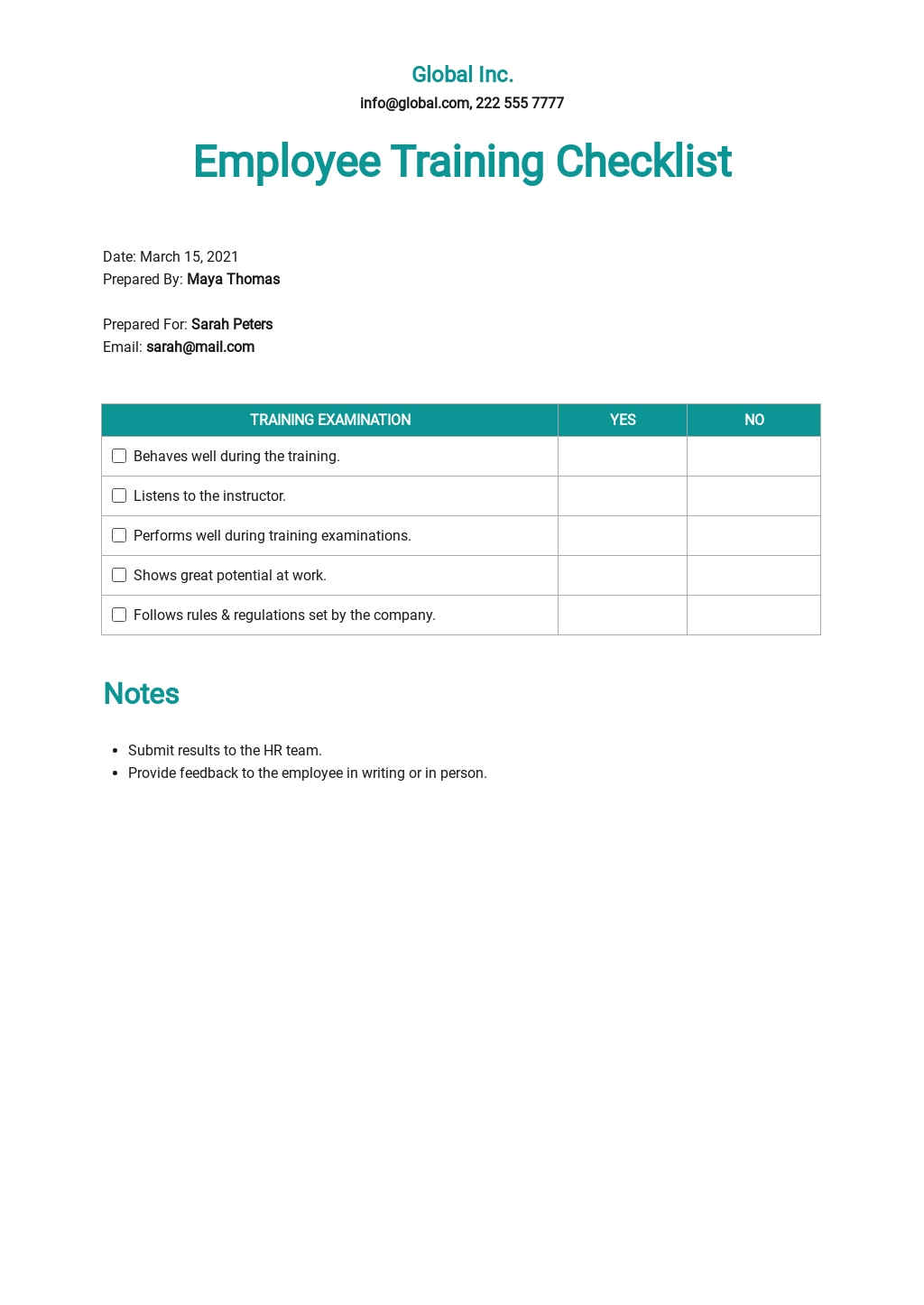 employee-training-checklist-template-free-pdf-word-apple-pages