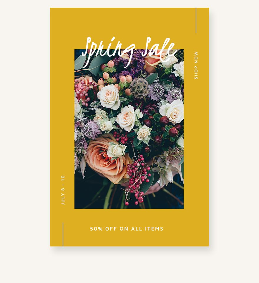 Spring Sale Tumblr Post Template