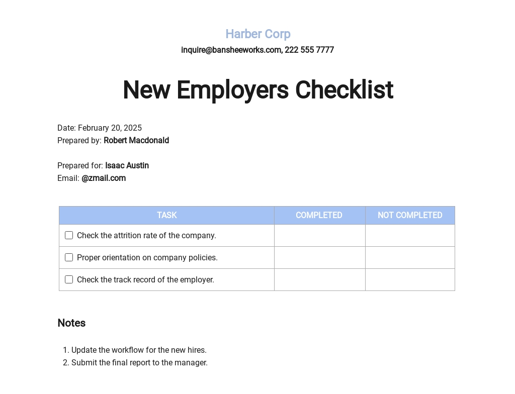 120+ FREE Employee Templates - PDF | Template.net