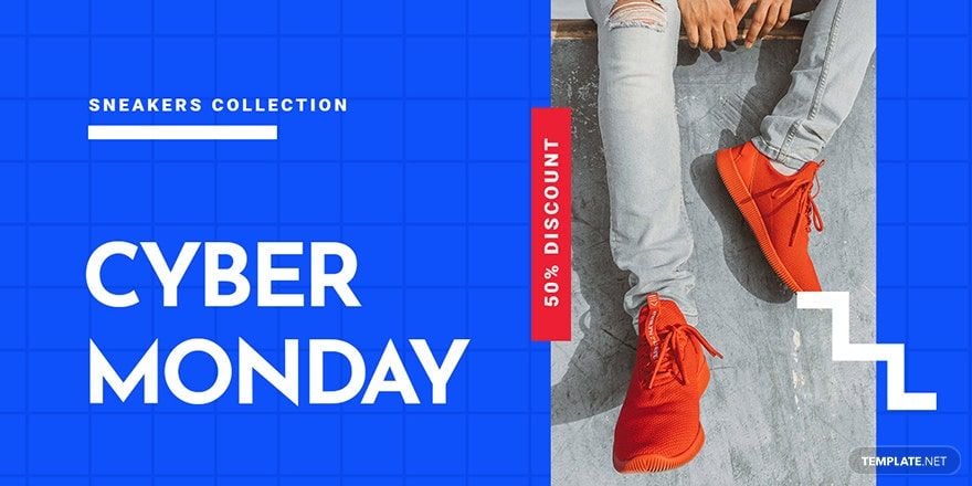 Free Cyber Monday Discount Sale Blog Post Template in PSD