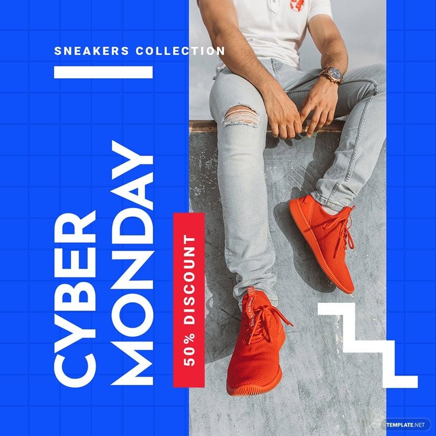 Cyber Monday Discount Sale Instagram Post Template