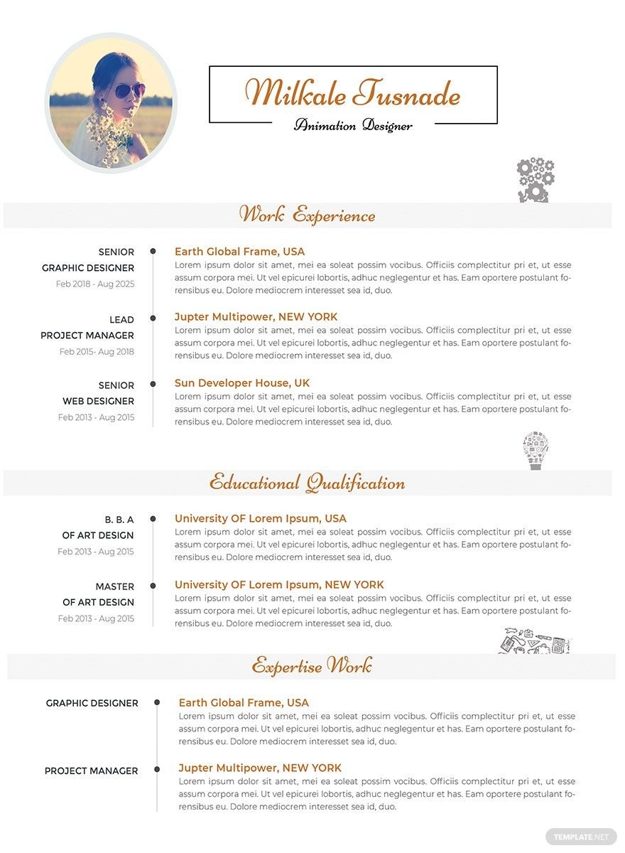 2 Apple Pages Resume Template