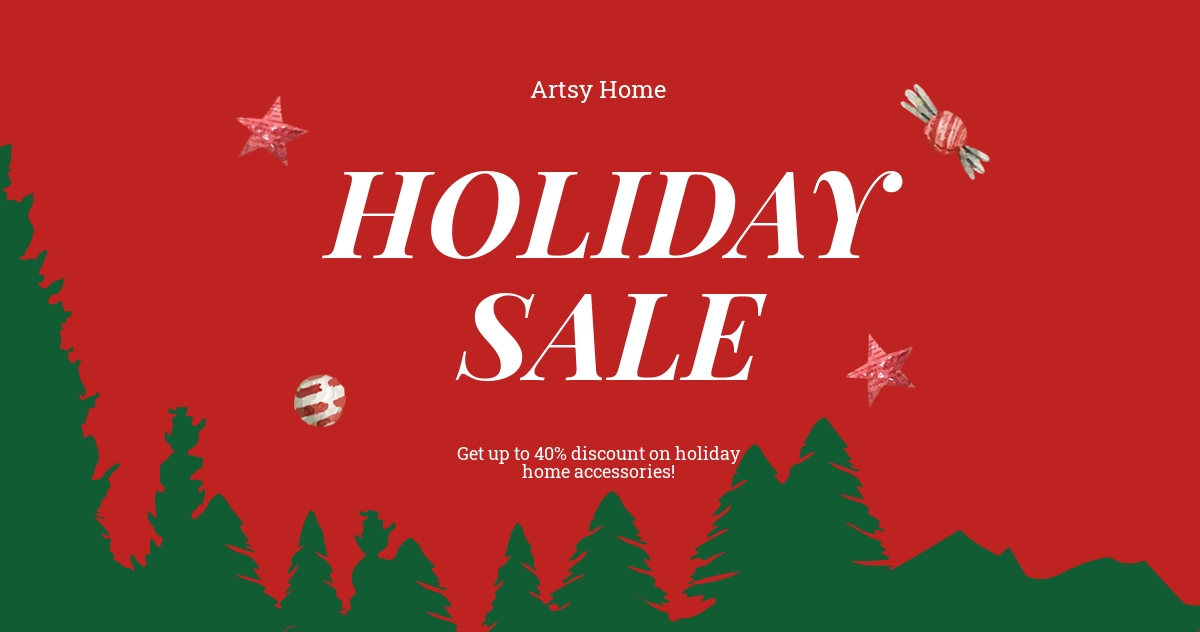 Holiday Discount Sale Tumblr Post Template - PSD | Template.net