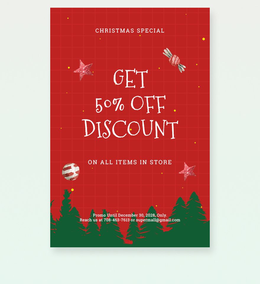 Holiday Off Discount Sale Tumblr Post Template