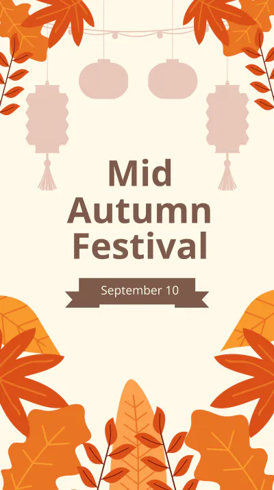 Free Mid-autumn Festival Instragram Story Template to Edit Online