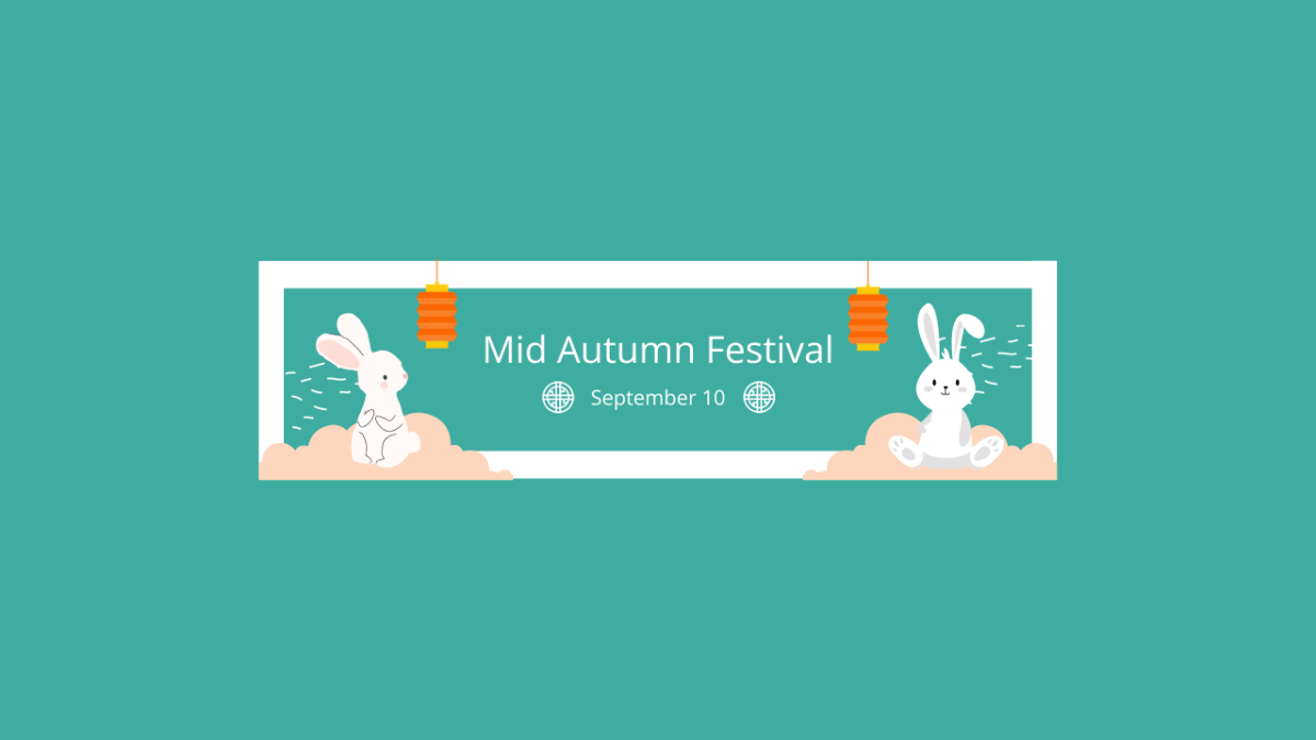 Mid-autumn Festival Youtube Banner Template