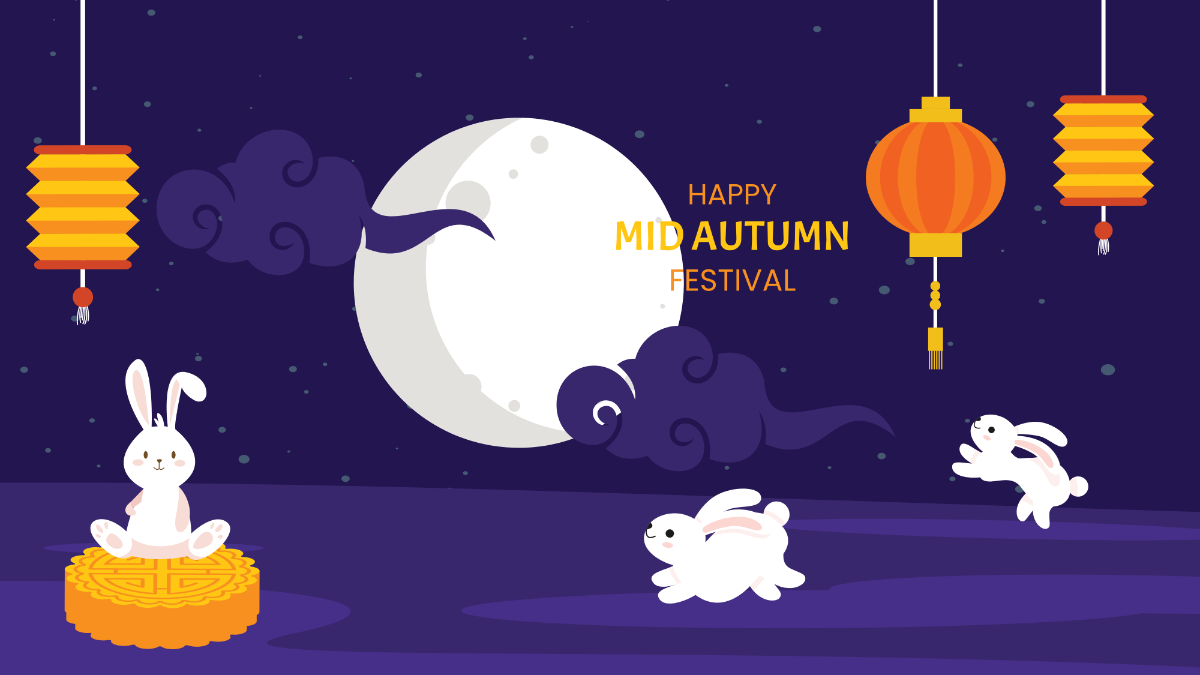 Free Mid-Autumn Festival Banner Background Template