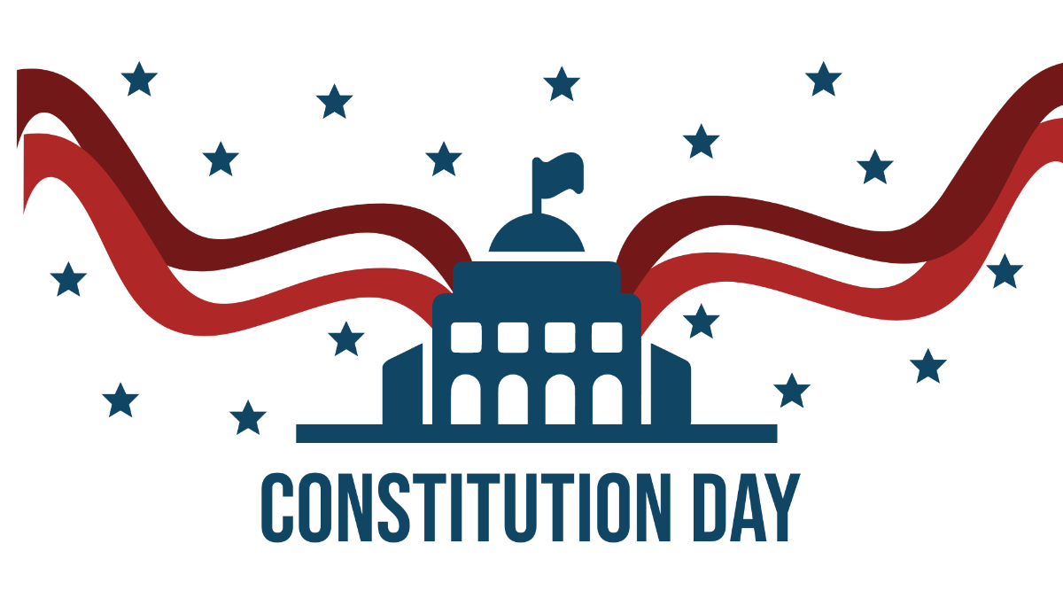 Free High Resolution Constitution and Citizenship Day Background Template