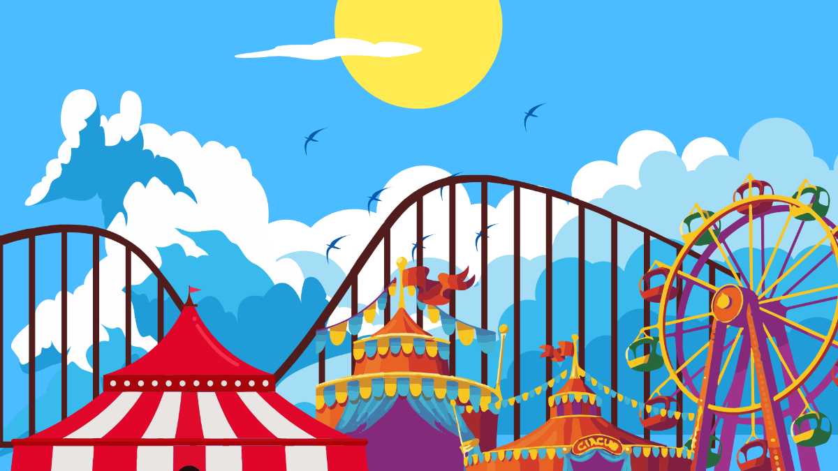 Summer Carnival Background Template