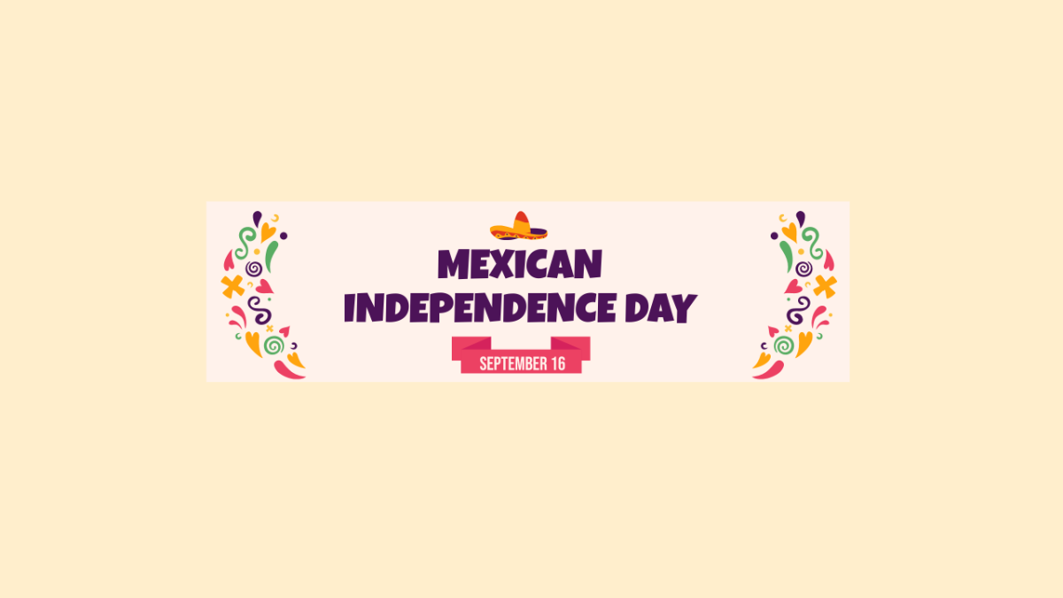Mexican Independence Day Youtube Cover Template