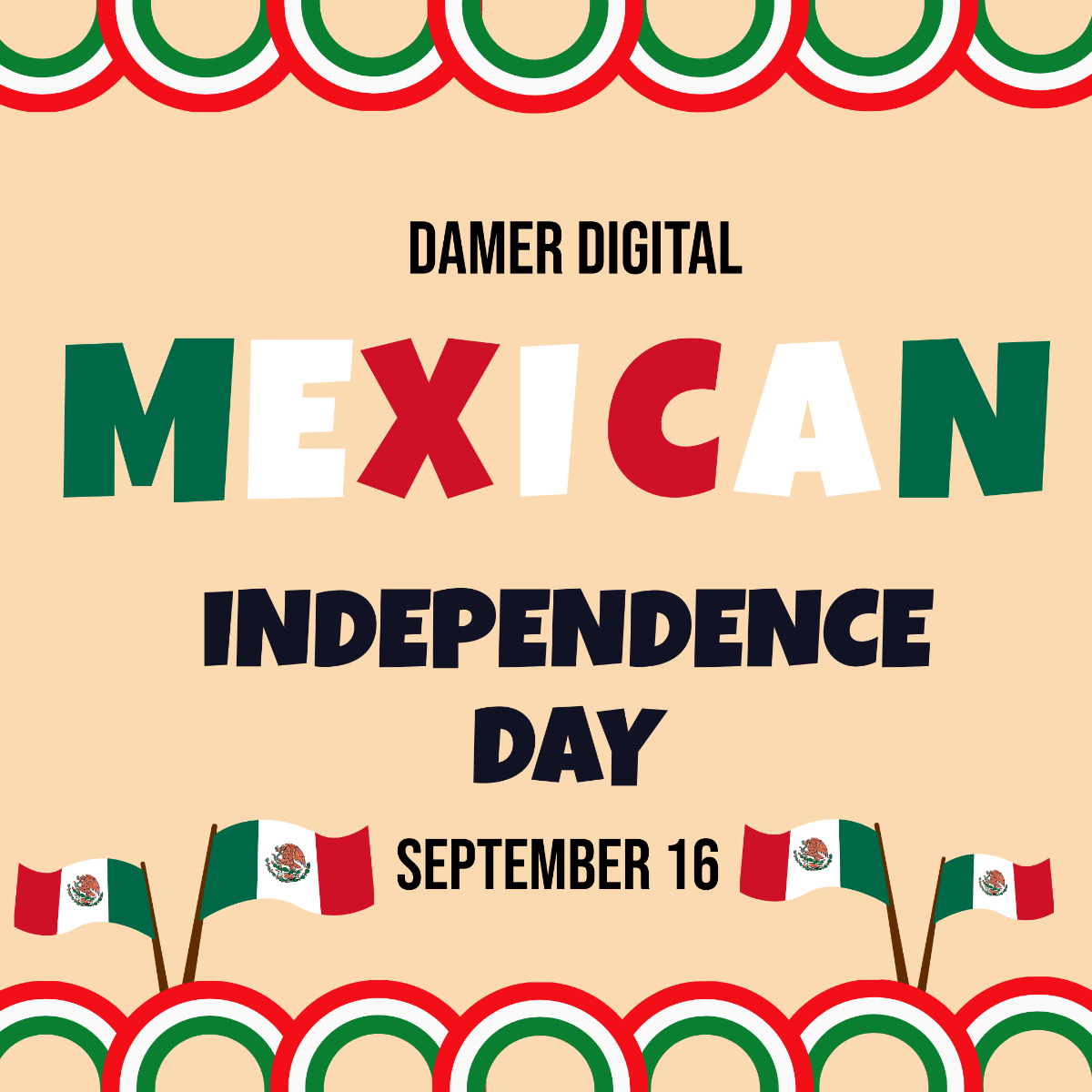Mexican Independence Day Facebook Ad Template
