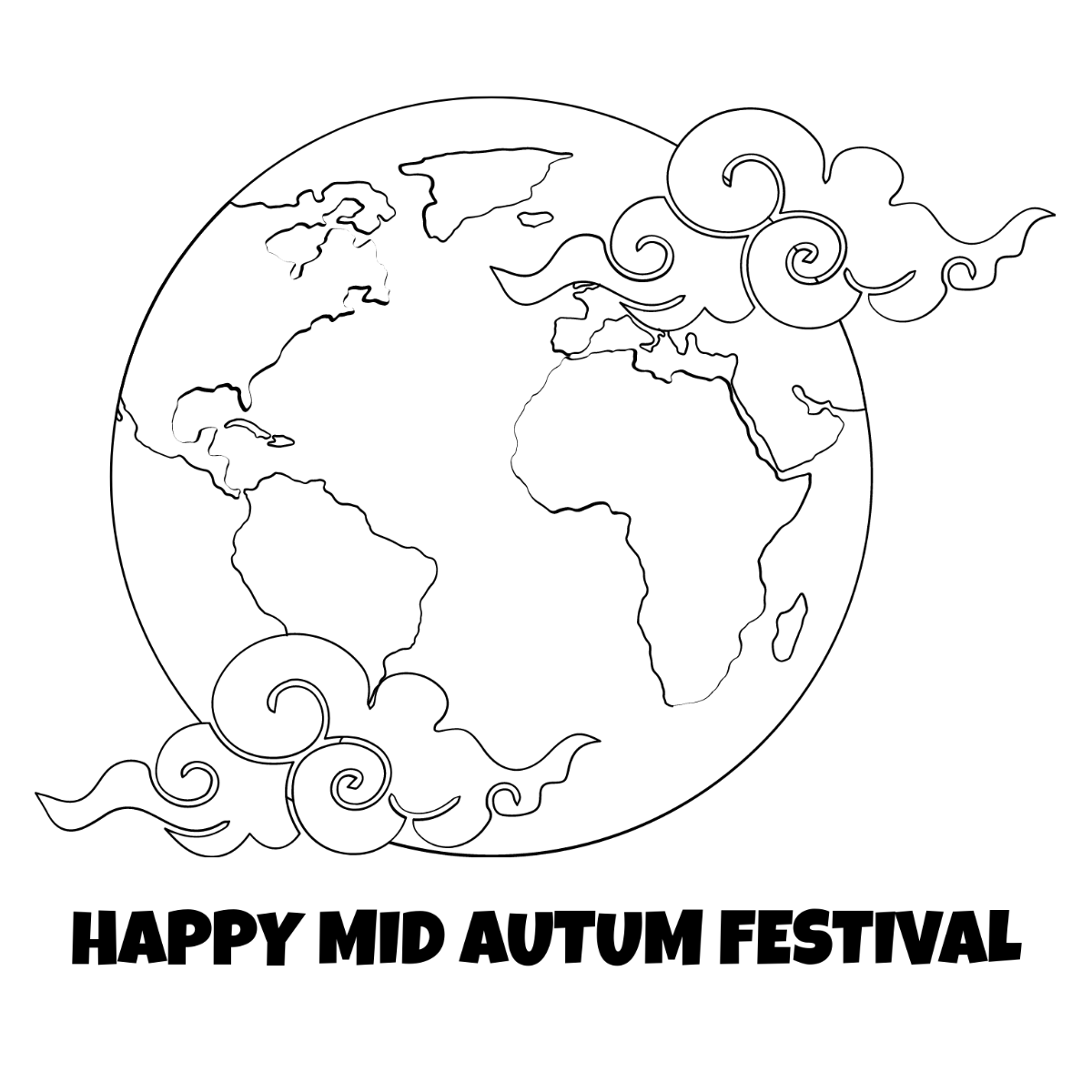 World Mid-Autumn Festival Drawing