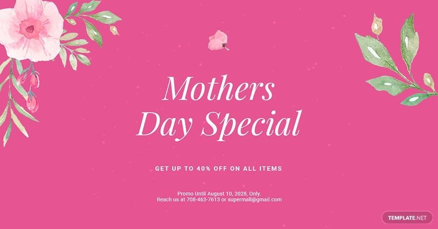 Mothers Day Special Sale Linkedin Post Template