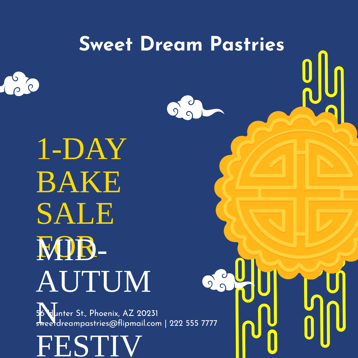 Free Mid-Autumn Festival Instagram Ads Template to Edit Online