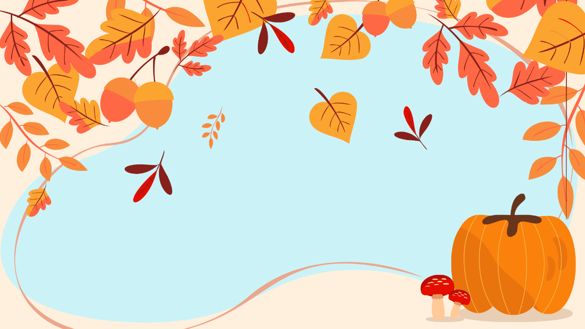 Autumn Fall Background Template