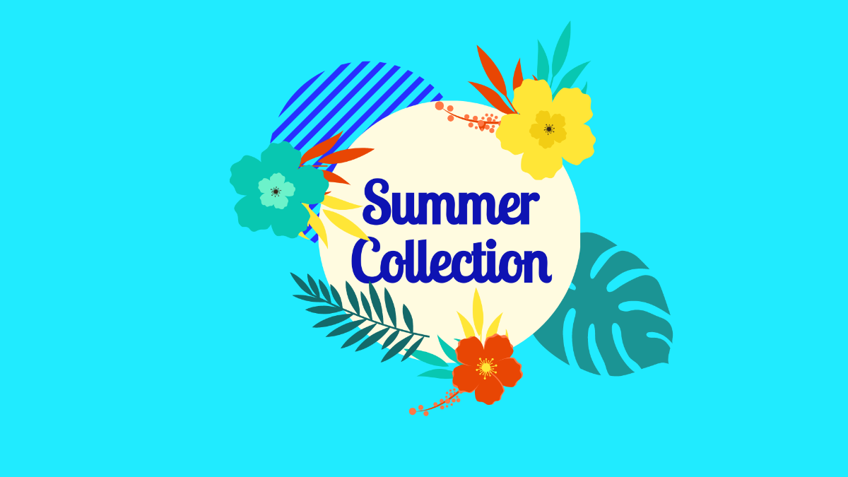 Summer Collection Background Template