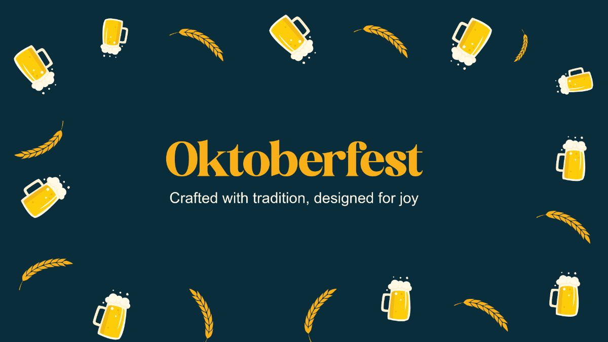 Free Oktoberfest Design Background Template to Edit Online