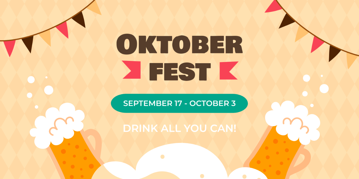 Oktoberfest Banner Template