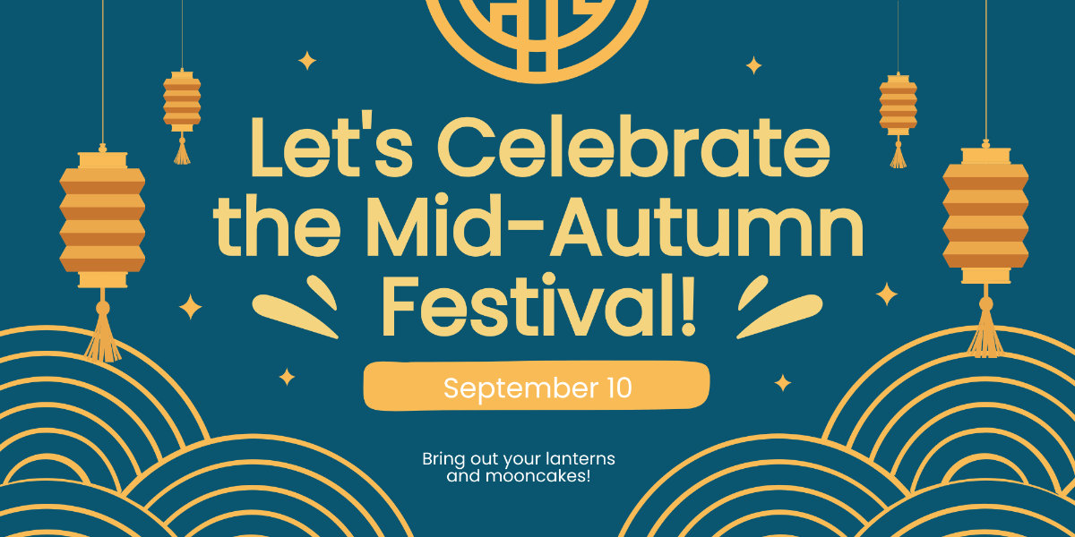 Mid-Autumn Festival Celebration Banner Template