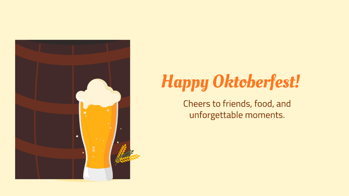 Free Happy Oktoberfest Background Template to Edit Online