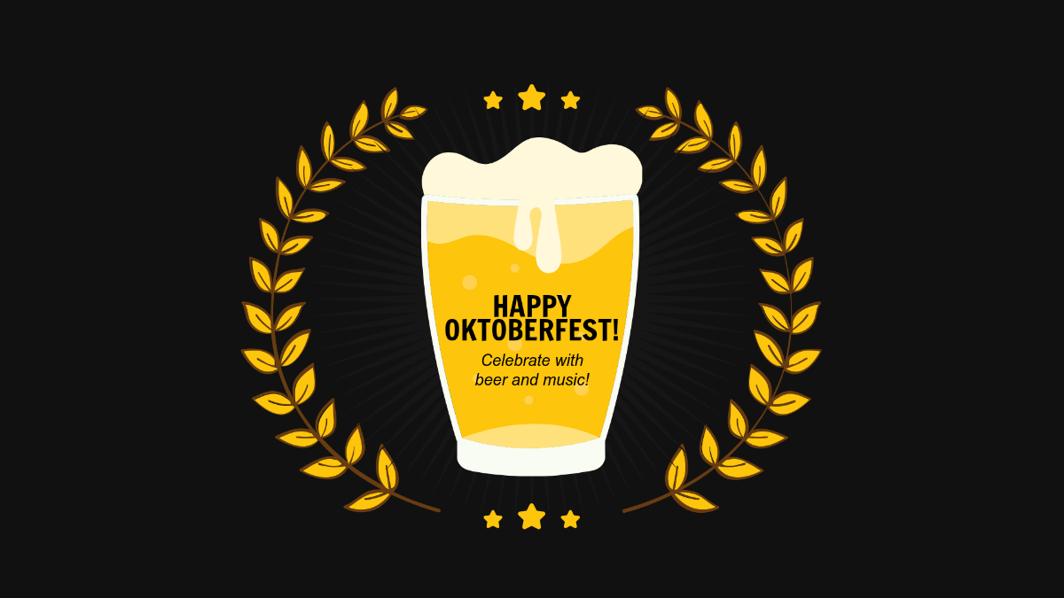 Free Oktoberfest Day Background Template to Edit Online