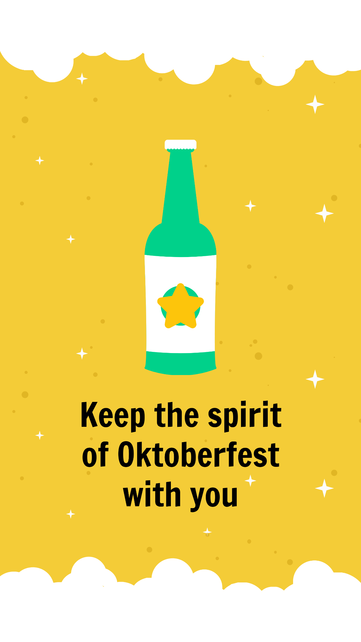 Free Oktoberfest iPhone Background Template to Edit Online