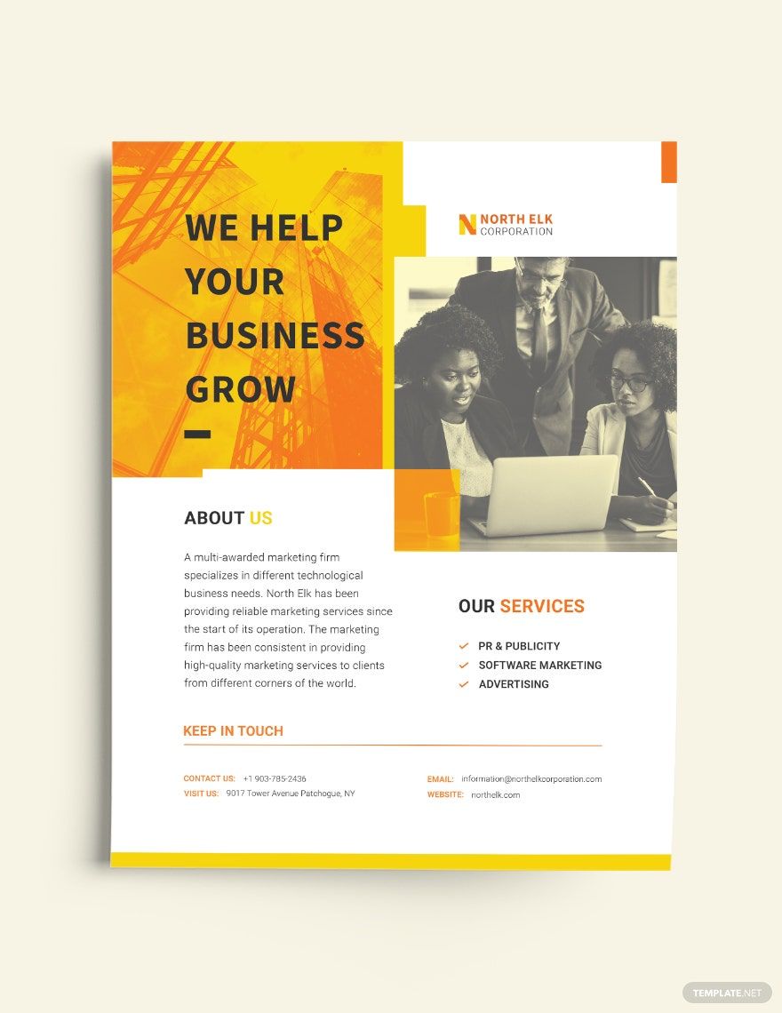 Corporate Strategy Business Flyer Template