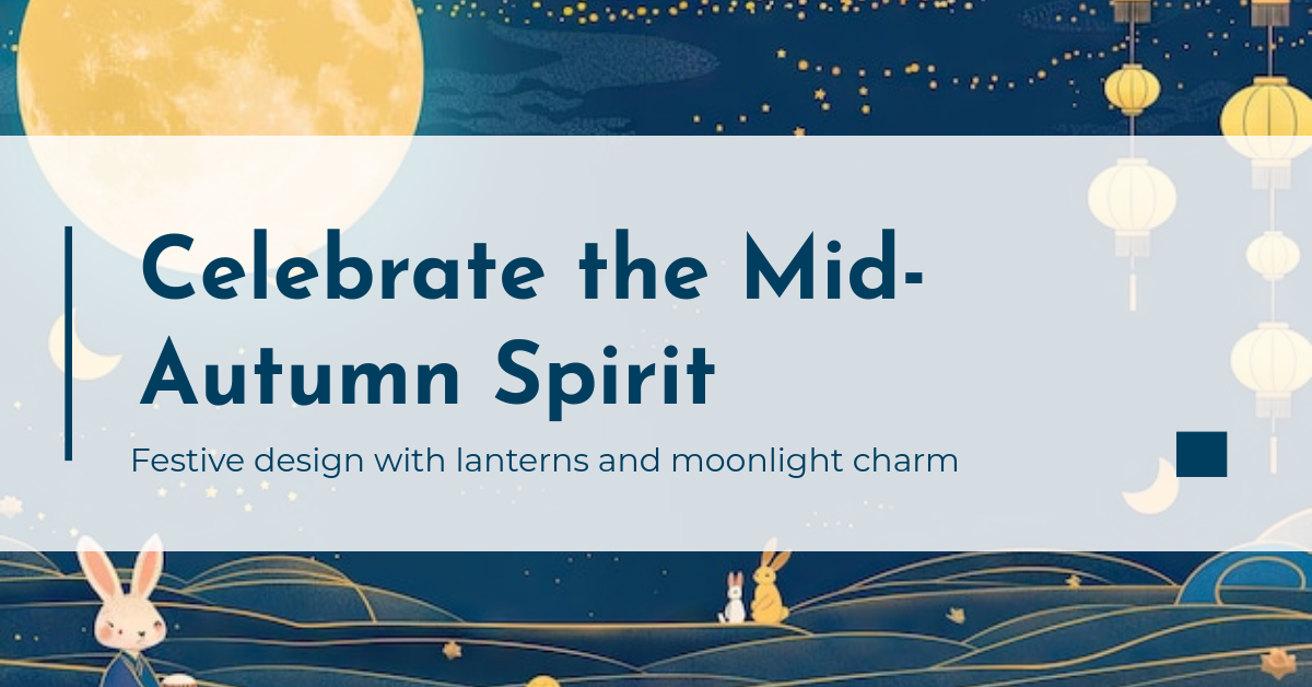 Free Mid-Autumn Festival Blog Banner Template to Edit Online