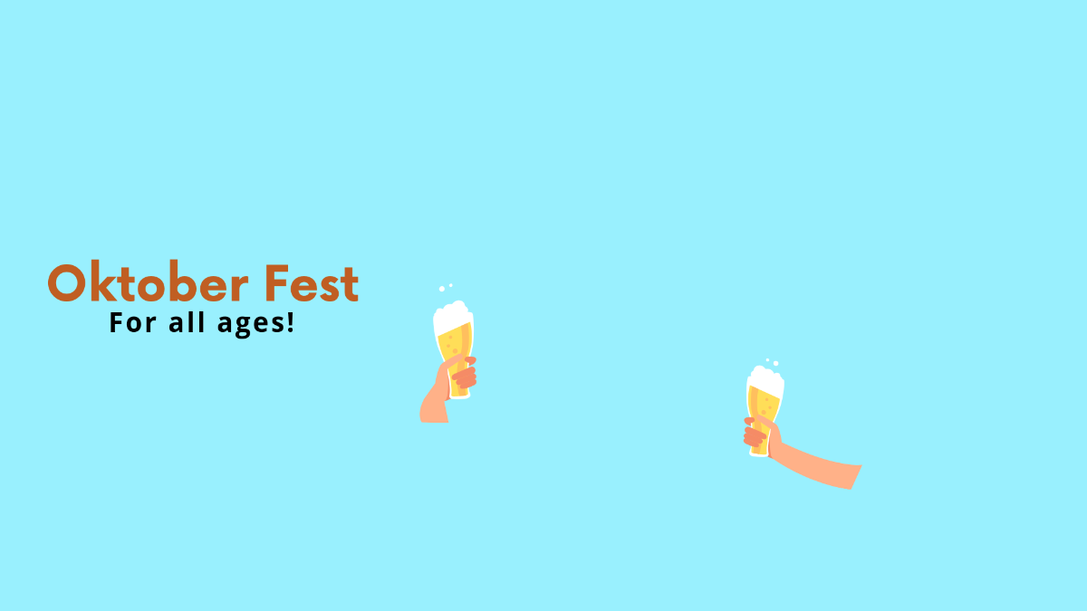 Free Oktoberfest Cartoon Background Template to Edit Online