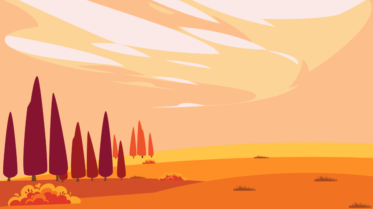 Free Autumn Sky Background Template