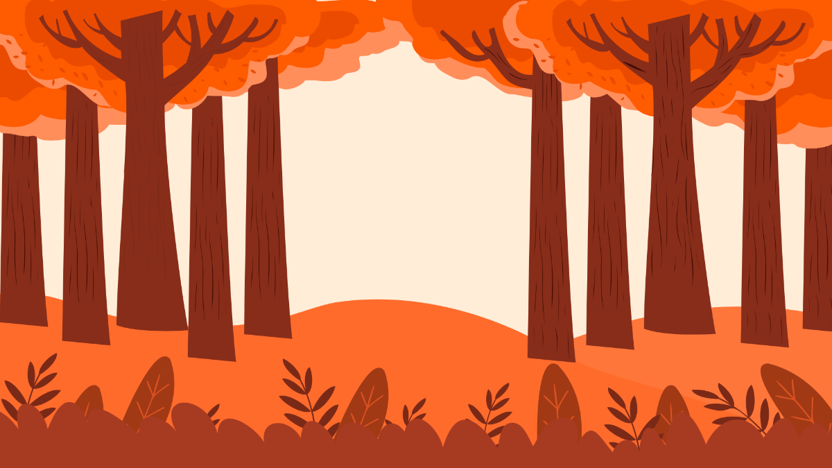 Autumn Trees Background Template