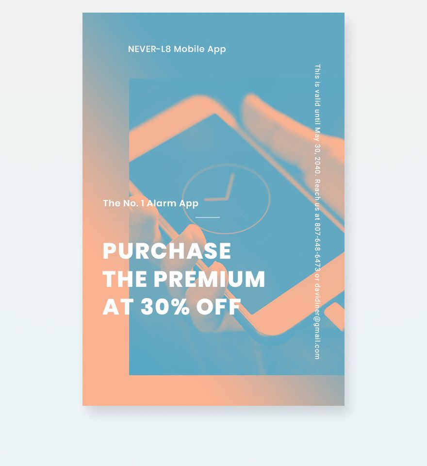 Mobile App Promotion Tumblr Post Template