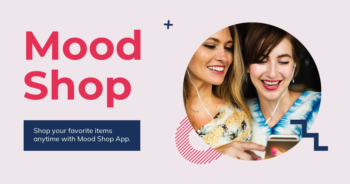 Shop App Promotion Facebook Post Template [Free JPG] - PSD