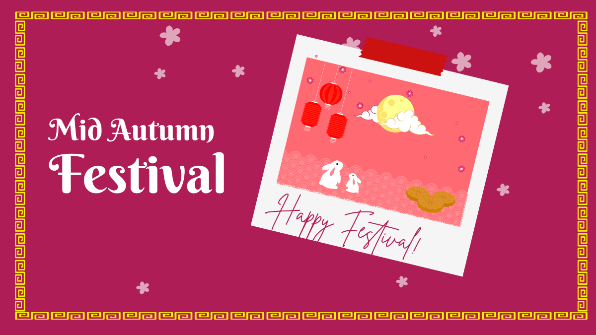 Free Photo Mid-Autumn Festival Background Template