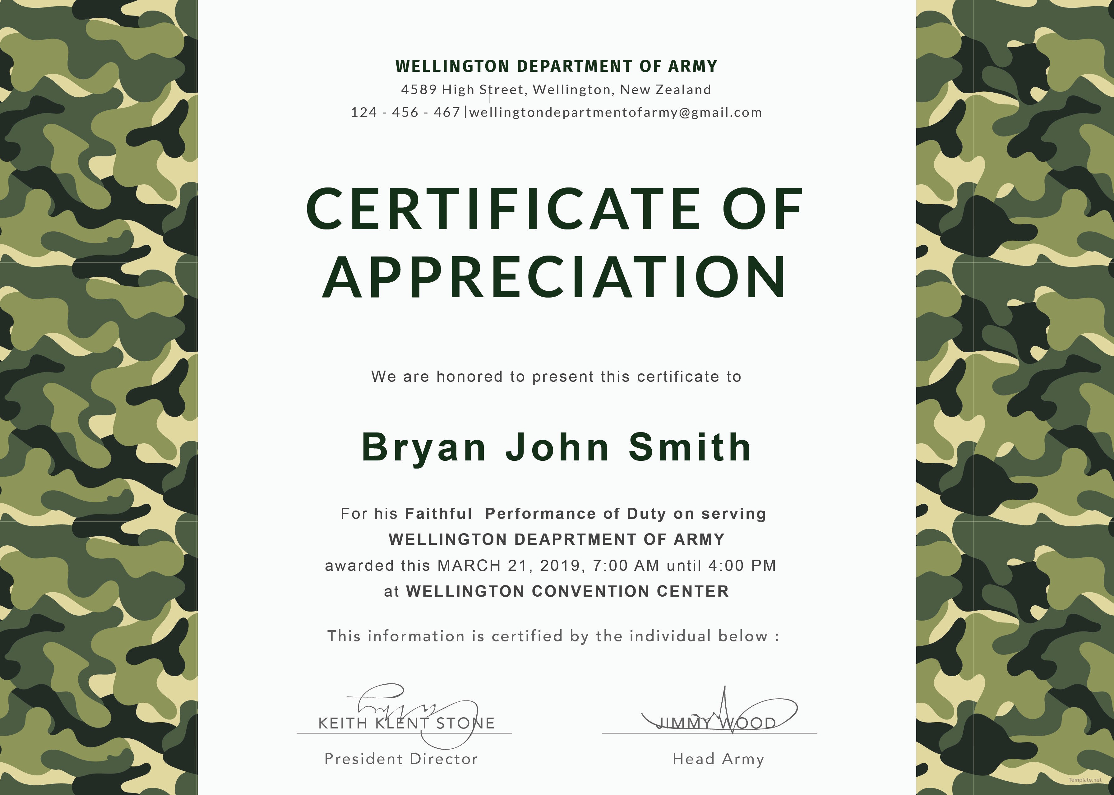 Certificate Of Appreciation Examples Army At Mildred Valenzuela Blog Certificate Of Appreciation Examples Army At Mildred Valenzuela Blog
