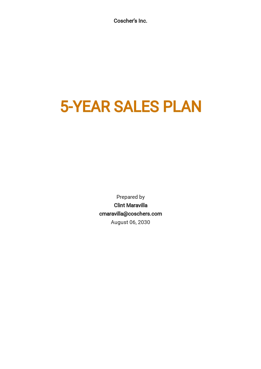 3 Year Development Plan Template - Google Docs, Word, Apple Pages, PDF ...