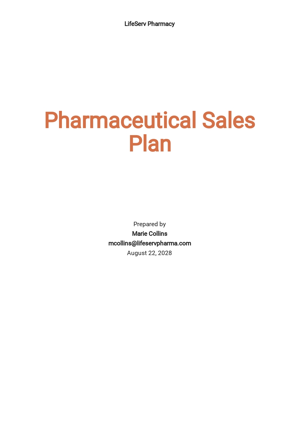 Pharmaceutical Sales Plan Template.jpe