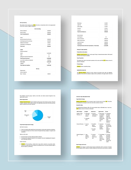 Pharmaceutical Sales Plan Template - Google Docs, Word, Apple Pages