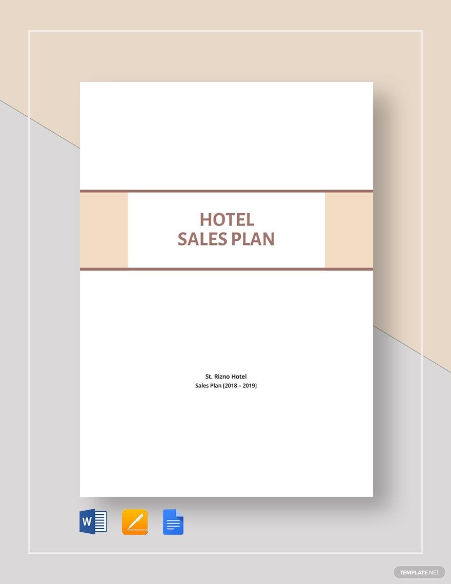 Sample Hotel Sales Plan Template Download In Word Google Docs Apple 