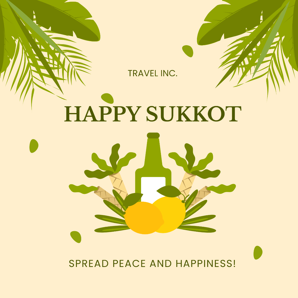 Sukkot FB Post Template - Edit Online & Download