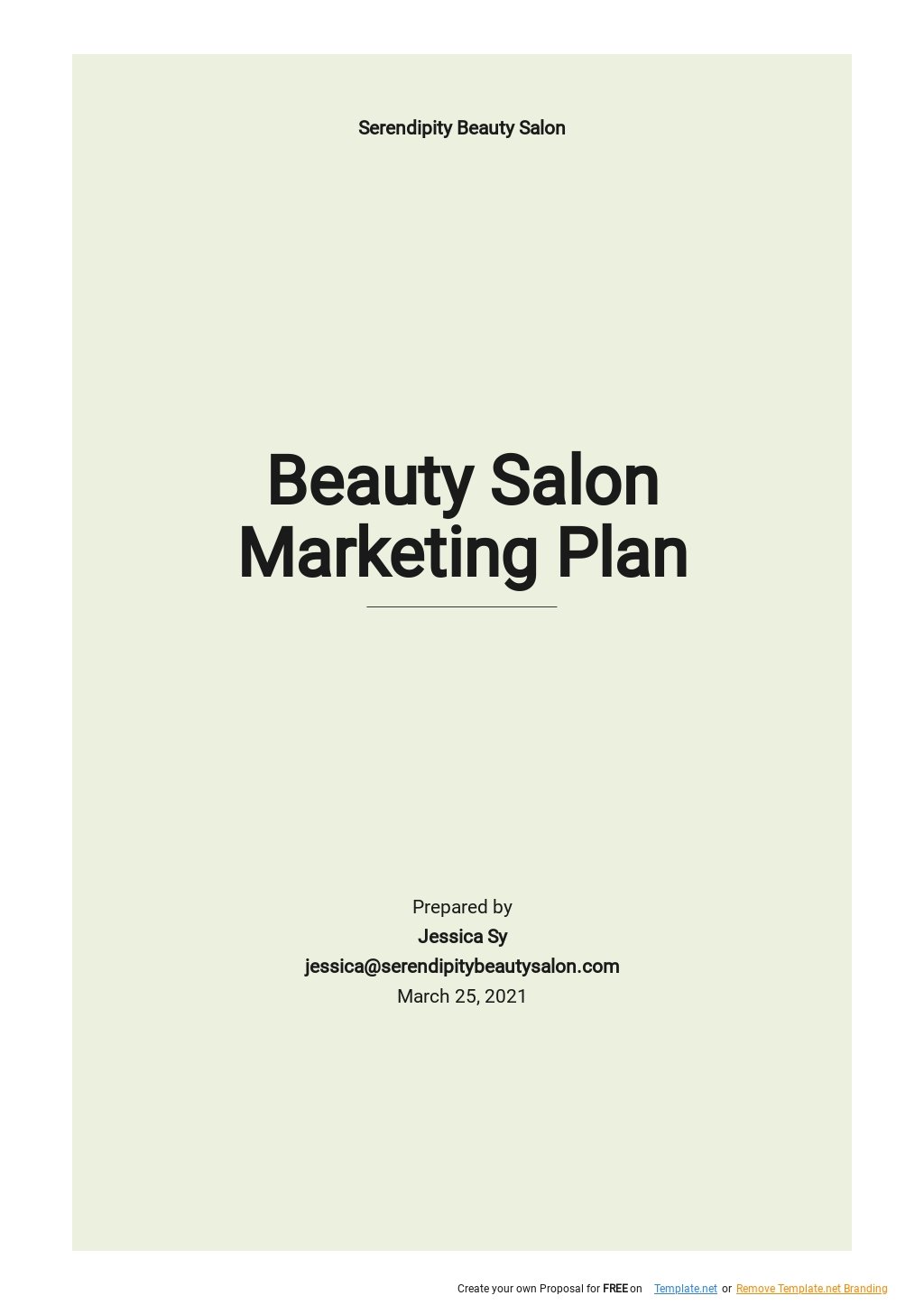 Beauty Salon Flyer Template [Free PDF] - Word (DOC) | PSD | Apple (MAC ...
