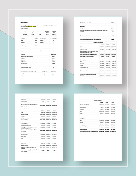 Sample of school business plan picture
